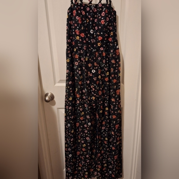 No Boundaries Pants - No Boundries Summer Floral Jumper Dress with Shorts One Piece Skirt XL 15-17